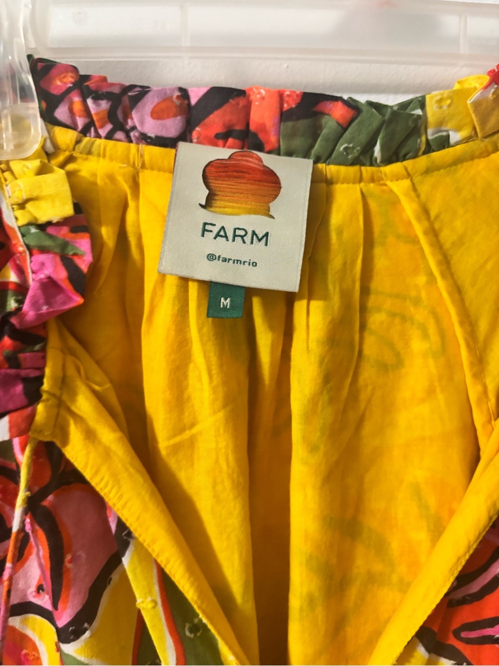 Farm Rio Fruit Dream Ruffle Mini Dress - Picture 6 of 6